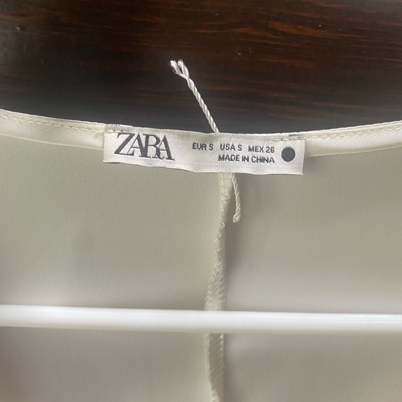 Zara pearl white top - Picture 3 of 3